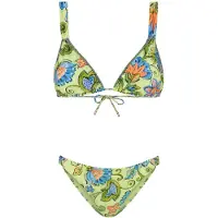 Shiwi Bindi Bikini Set Bohemian Flower Green Bohemian Flower Talla: 36 | Bikinis Outlet | Mujer | Verde
