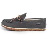 Minnetonka Mocasines 'Taft' gris oscuro