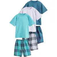 Next Pijama azul / aqua / azul oscuro / blanco
