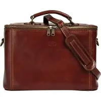 Piké Bolsa de maquillaje marrón