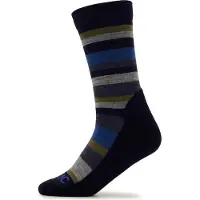 Stoic - Merino Trekking Crew Socks Stripes - Calcetines de trekking size 45-47, negro