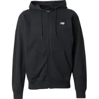 New Balance Sudadera con cremallera 'Essentials' negro / blanco