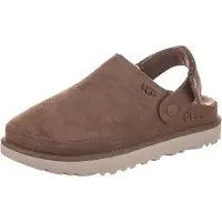 Ugg para mujer. 1138252 Zuecos de Piel Goldenstar marrón (41), Plano, Velcro, Casual, outlet 2026.