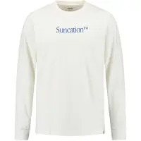 Shiwi Noah Relaxed Longsleeve Suncation White Talla: S | Manga Larga Outlet | Hombre | Blanco