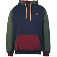 Trendsplant Sudadera ' COLOR BLOCK ' navy / verde / rojo