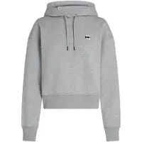 Karl Lagerfeld Ikon Patch Cropped Hoodie Light Grey Melange Talla: XS | Sudaderas con Capucha Outlet | Mujer | Gris
