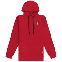 Aspact Willow Hoodie Red Talla: M | Sudaderas con Capucha Outlet | Unisex | Rojo