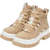 Buffalo Botines con cordones 'Aspha NC' beige / crema / capuchino