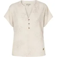 TATUUM Blusa 'Sarita' arena / marrón / offwhite