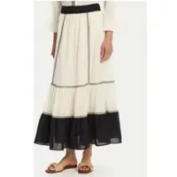 Devotion Twins Erato Midi Skirt Gaze Black Offwhite Talla: XS | Faldas Midi Outlet | Mujer | Negro