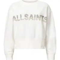AllSaints Separo Pearl Sweat Optic White Talla: L | Sudaderas con Capucha Outlet | Mujer | Blanco
