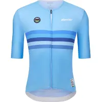 Santini - UCI World Champion Jersey - Maillot de ciclismo size S, azul