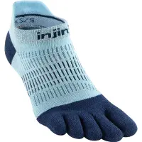 Injinji - Women's Run Lightweight No-Show - Calcetines de running size 35-40, azul