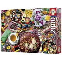 Educa El Puzzle De La Mesa De Costura 2000 Piezas