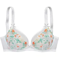 LASCANA Sujetador beige / verde / naranja / blanco