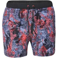 KOROSHI Bermudas zafiro / azul paloma / rojo / negro