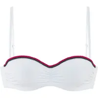 s.Oliver Top de bikini rojo / negro / blanco