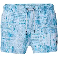 KOROSHI Bermudas azul paloma / azul claro / offwhite