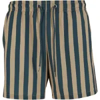 Urban Classics Bermudas beige oscuro / verde oscuro