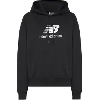 New Balance - Women's Sport Essentials French Terry Logo - Sudadera size M, negro