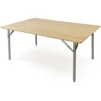Relags - Falttisch Bambus - Mesa de camping size 100 x 65 cm, blanco