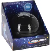 Basics Proyector de estrellas, luz nocturna multicolor, lámpara de 16 cm para habitación infantil
