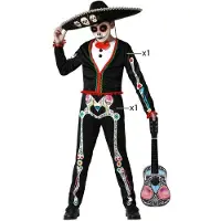 Atosa Disfraz De Niño Mexican Skeleton