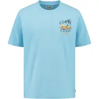 Shiwi Finn Relaxed T-shirt Sketched Island Blue Sky Talla: XL | Camisetas con Decoración Impresa Outlet | Hombre | Azul