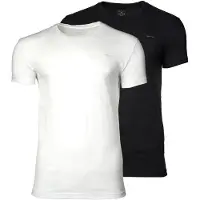 Gant para hombre. 900012008 Set 2 camisetas de cuello redondo blanco, negro (XXL), Casual, Algodón, Manga corta, outlet 2026.