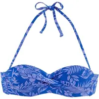 Venice beach Top de bikini azul