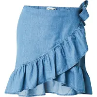 ONLY Falda 'ONLBEA SOFIA' azul denim