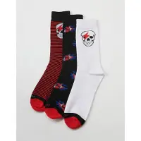 KOROSHI Calcetines azul / rojo / negro / blanco