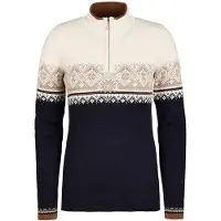 Dale of Norway - Jerséis Mujer - Moritz W Sweater Navy Bronze Beige Offwhite para Mujer de Lana - Talla L - Azul marino