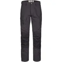 Fjällräven - Nils Trousers - Tejanos size 60 - Long, gris/negro