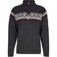 Dale of Norway - Jerséis - Moritz M Sweater Darkcharcoal Raspberry Black de Lana - Talla L - Gris