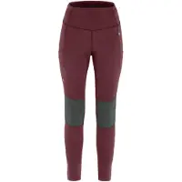 Fjällräven - Women's Abisko Värm Trekking Tights - Leggings size S, rojo