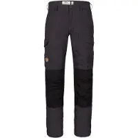 Fjällräven - Ropa de senderismo - Vidda Pro Trousers M Dark Grey Black - Talla XS - Gris