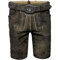 Spieth & Wensky Pantalón tradicional 'Erno' marrón oscuro
