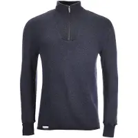 Woolpower - Zip Turtleneck 400 - Camiseta de manga larga size L, azul