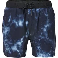 KOROSHI Bermudas azul cielo / negro / blanco