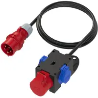 Pce Panel de distribución compacto , grado de protección IP44, cable H07RN-F, 5G1,5, 16A, 1,5 metros