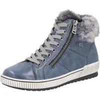 Remonte Botines con cordones 'D0780' azul oscuro / gris claro