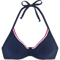 s.Oliver Top de bikini marino / rojo / blanco