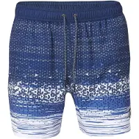 KOROSHI Bermudas navy / azul oscuro / blanco