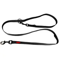 Kong Adjustable Leash - Negro - S/M