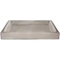 Bia Bed Funda para cama de perro de color taupe, marca Bed, material: cuero sintético