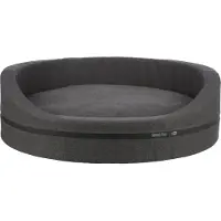 Trixie CityStyle, cama para mascotas, interior, para perros, gris, ovalada, de un solo color