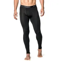Woolpower - Long Johns - Ropa interior merino size XL, negro
