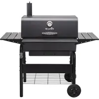 Char-Broil 140253, Carbón vegetal + leña, 1 zona, 700 x 495 mm, Acero, 700 x 495 mm, Hierro fundido