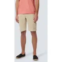 No-excess Short Cargo Garment Dyed + Stone Washed Stretch Cement Talla: 28 | Pantalones Cortos Outlet | Hombre